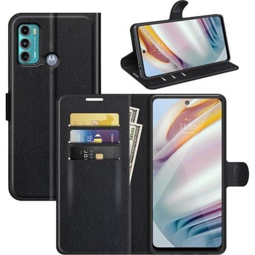 For Moto G60 Case Cover Wallet Leather Flip Leather Phone Case For Motorola Moto G60 High Quality Stand Cover For Moto G60