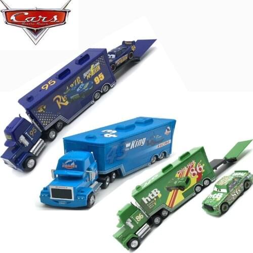 Disney Pixar 2 3 Toy Lightning McQueen Jackson Storm Cruz Mike Uncle Daniel truck Truck 1:55 Alloy Model Car Children Toy Gift