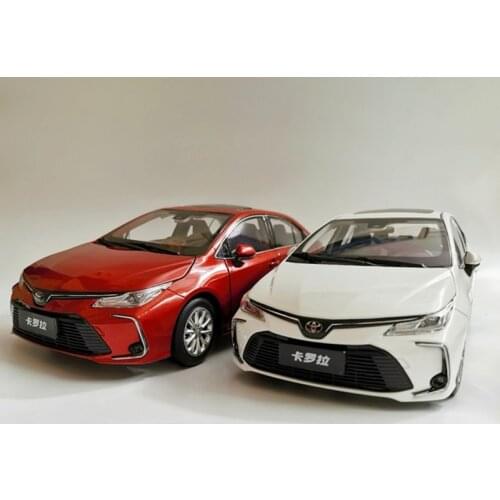 Diecast Model Cars 1/18 Scale Toyota 12th Generation Corolla 2019 Simulation Alloy Car Model Adult Collection Gift