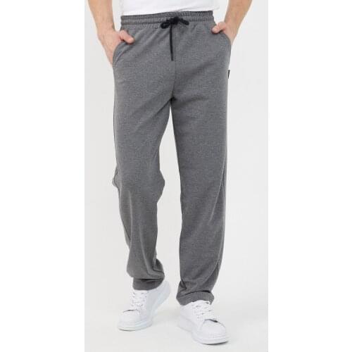 Mens Anthracite Straight Leg Comfort Cut Sweatpants