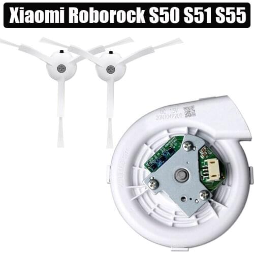 New Fan Side Brush for XIAOMI Roborock S50 S51 Robot Vacuum cleaner Spare Parts
