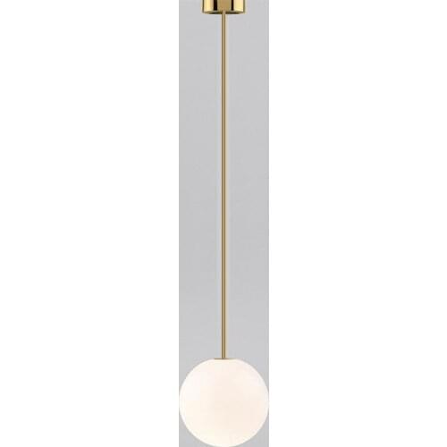 Modern Minimalism Pendant Lamps Black/gold Nordic Hanging Lights Line Glass Ball Loft Fixtures for Living Room Bedroom Lights