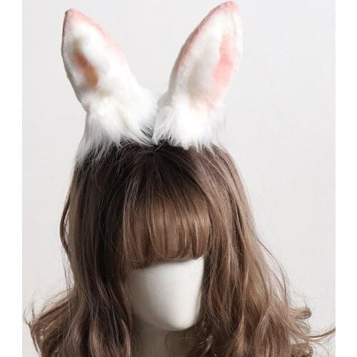 Rabbit ear hairband hairband lolita hand-made small thing lolita female cos headband rabbit beast ear headdress