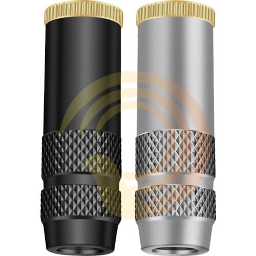 QUEYINFANG Jack 4.4mm Audio Female Plug 4.4mm Gold-plated 5Poles balanced Headphone Cable Female Plug 4.4mm Copper Connector
