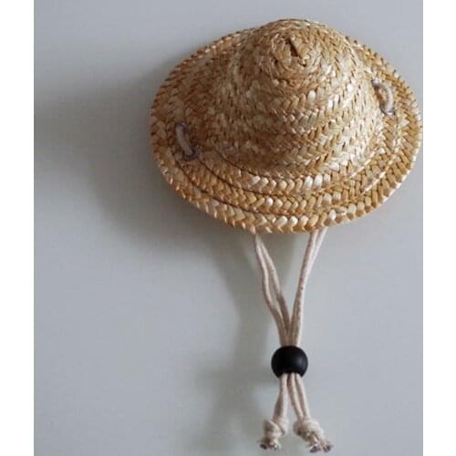 Sun Hats Puppy Supplies Hawaii Style Pet Accessories Dogs Cats Caps Summer 1pcs Pet Dog Cat Cool Straw Hat