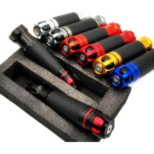 For BMW Honda Ducati Yamaha VMAX YZF R3Universal 7/8'' 22mm racing Motorcycle Handle Handlebar Moto Grip CNC Aluminum Motorbike