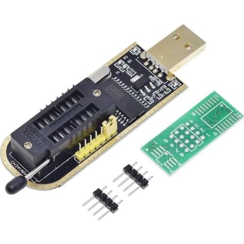 CH341A 24 25 Series EEPROM Flash BIOS USB Programmer Module SOIC8 SOP8 Test Clip For EEPROM 93CXX / 25CXX / 24CXX