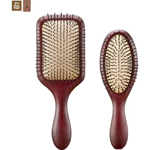 Xiaomi Pianpianyouni Beech Air Cushion Massage Comb Reduces Hair Loss To Reduce Pressure Comfortable Care The Scalp Hair Comb