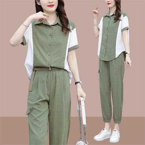 2021 Summer Plus Size Two Piece Set Women Tracksuit 2 Piece Sets Womens Outfits Joggers Women Set Matching Sweat Suits Women