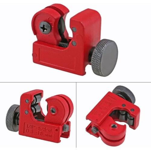 1/8\" to 5/8\" Mini Tube Pipe Cutter Copper Aluminum Metal Tubing Cutting Tools For cutting soft copper, brass, aluminum