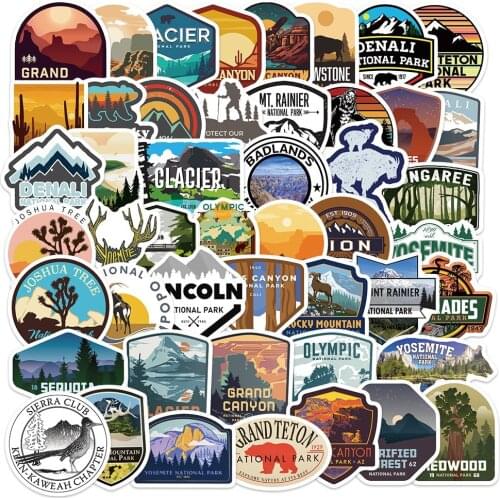 10/30/50PCS Outdoor Cartoon Graffiti Stickers Trolley Case Bike Scooter Water Cup Waterproof Sticker Wholesale