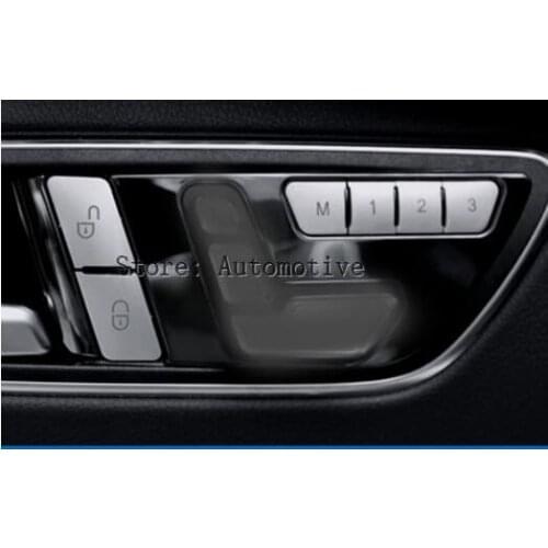For Benz C Class W204 Inner Door Seat Memory Button Trim Cover 2010-2013 12pcs
