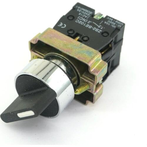 2 Position 1N/O Momentary Select Selector Switch Replacement Fits XB2BD41C