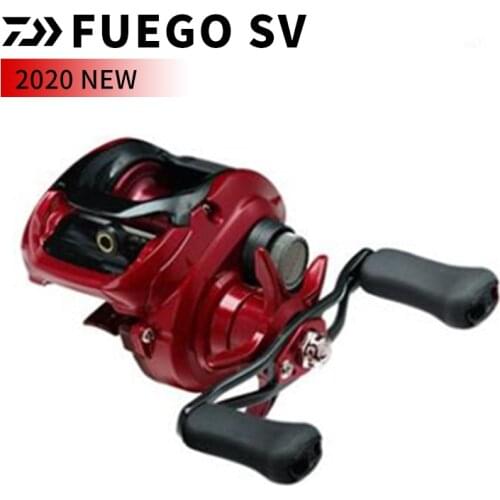 2020 NEW DAIWA FUEGO SV CS Bait Casting Reel 200g 5+1BB 5kg Drag Power Baitcast Reel 6.3:1/7.3:1 Ratio Freshwater Reel Wheels