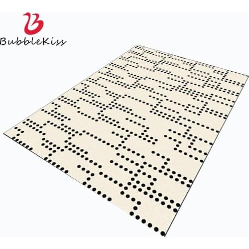 Bubble Kiss Modern Minimalist Living Room Carpet Beige Color Bedroom Rug Customize Bedside Area Rug Coffee Table Floor Carpet