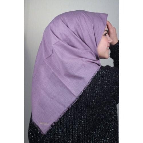 BONJELA SOLID COLOR COTTON SCARF-RENK-15