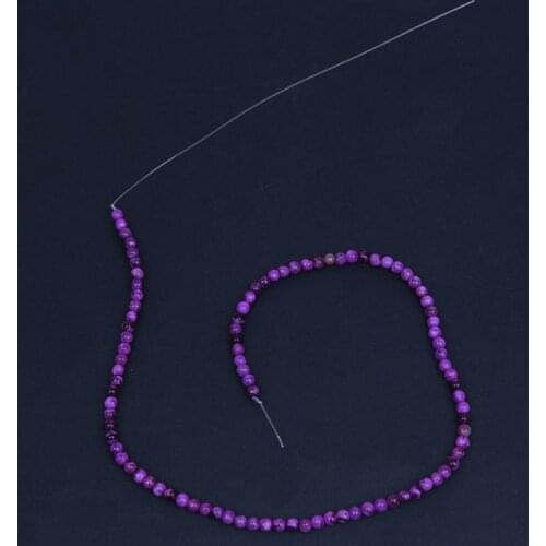 Loose Beads Stone Sugilite Mineral Round 4mm Violet