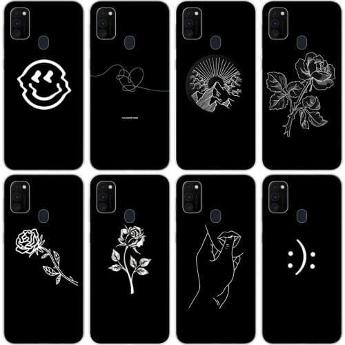 Minimalist style series lines Case for Samsung Galaxy M11 M10S M01 M21 M31S M51 A01 J2 Core A21 A42 J6 A6 A8 Plus A7 2018 Cover