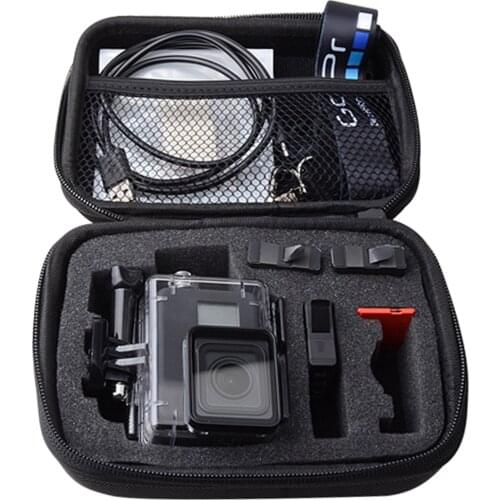Gosear 17x13.5x7cm Waterproof Wear Resistant Carry Storage Case Bag Pouch for GoPro Hero 7 6 5 4 3+ 3 Action Camera Accessories