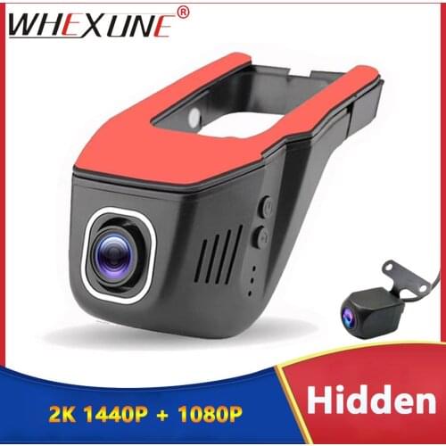 WIFI Dash Cam 2K Digital Video Recorder HD 1440P Videcam Hidden Car DVR Registrator Surveillance Camera Camcorder Night Vision