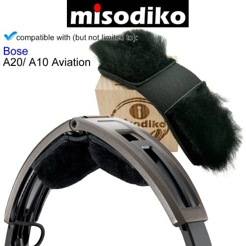 Misodiko Headband Pads Kit Replacement for Bose A20 Aviation Headset X A10, Headphones Repair Parts Headband
