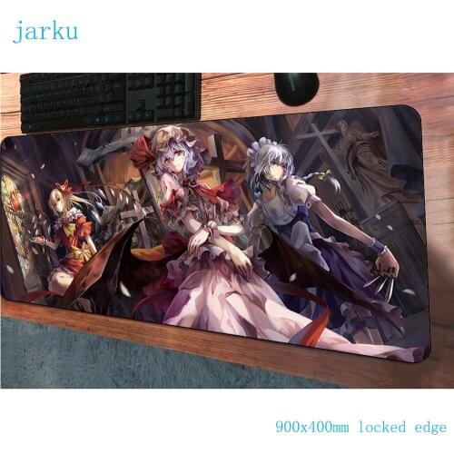 Sakuya Izayoi mats 900x400MM Birthday gaming mouse pad keyboard mousepad Customized pc notebook gamer accessories padmouse mat