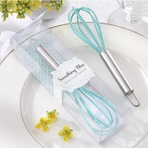 New Arrival Wedding Favors Party Shower Favors and Gifts "Something Blue" Kitchen Whisk Egg Beater 20pcs/lot FREE SHIPPING