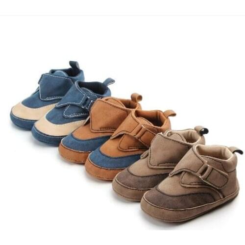 New Baby Shoes Infants Handsome First Walkers Shoes Toddler Soft Soled Sport Shoes Boots