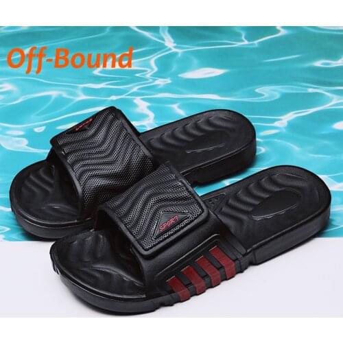 Off-Bound Summer Men Slippers Outdoor Clogs Garden Shoes Beach Sandals Mules Indoor Bathroom Loafers Casual Massage Home Slides