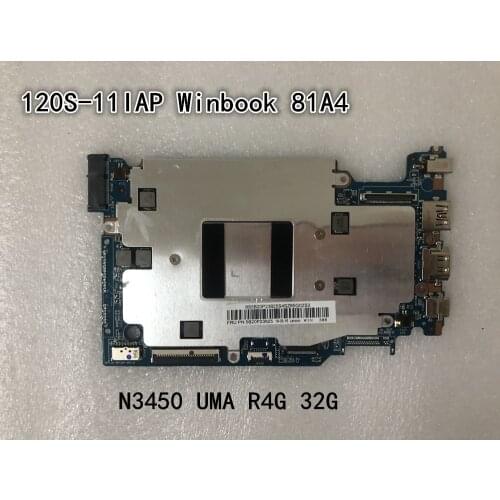 Original laptop Lenovo Ideapad 120S-11IAP Winbook 81A4 Motherboard CPU N3450 UMA R4G 32G FRU 5B20P23825