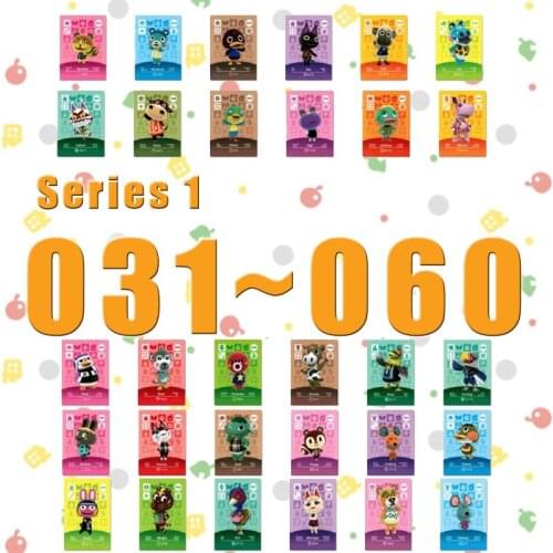 031 to 060)Animal NFC Printing Card for ACNH Games