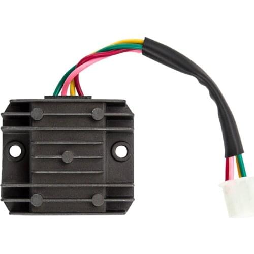 4 Wires Voltage Regulator Electrical Voltage Regulator for Motorcycle and Boat Motors, DIY Engines Full Wave