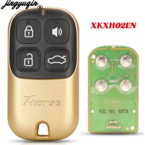 Jingyuqin Xhorse XKXH02EN VVDI Wired Universal Smart Remote Car Key 4 Buttons For VVDI Tool English Version