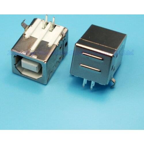 BF Type B USB Printer Port Jack to 4Pin 90 Degree Connector