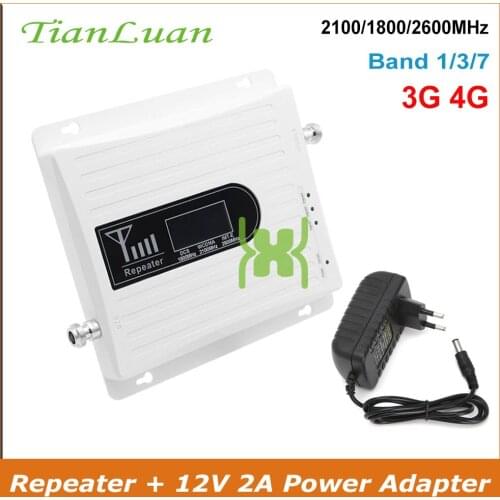 Band 1 3 7 WCDMA DCS LTE Cellular Signal Amplifier