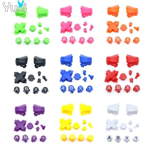 YuXi Replacement ABXY Buttons D Pad Cross Direction Button Key Repair Part For XBOX One S Slim Controller Game Accessories