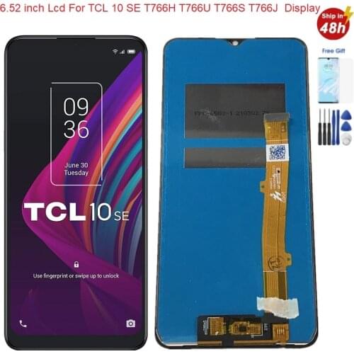 6.52 Inch For TCL 10 SE Lcd T766H T766U T766S T766J Display Touch Screen Digitizer Assembly For TCL 10SE LCD TCL 10 SE Display