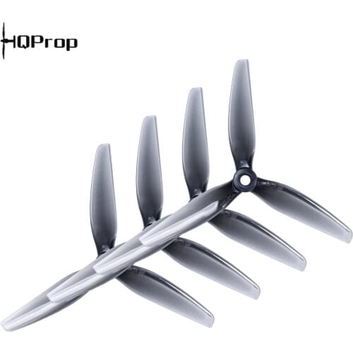 HQPROP Ethix S5 5040 5X4X3 3-Blade PC Propeller Gray for RC FPV Racing Freestyle 5inch 4S 6S Drones Replacement DIY Parts
