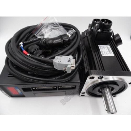 1.5KW NEMA42 110mm flange 5NM 220V 3000R/Min AC Servo Kits CNC constant torque MODbus RS485 RS232 with 2Year Warranty