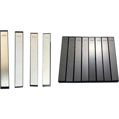 12 Pcs Fixed Angle Sharpening Diamond Whetstone Kitchen Frinding Blade Sharpening, 4 Pcs A & 8 Pcs B