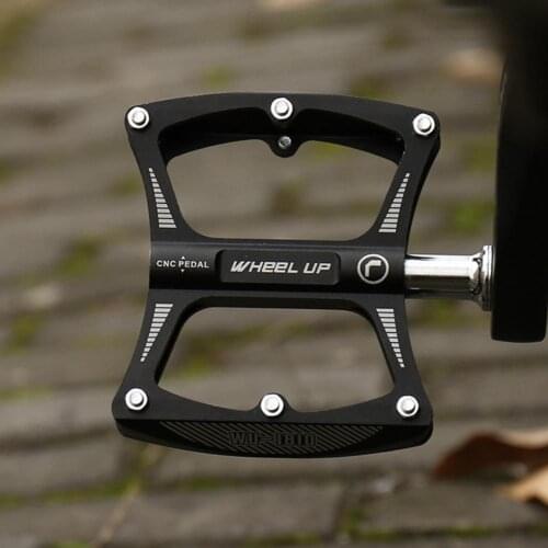 2Pcs MTB Cycling Bicycle Pedals Corrosion-resistant Non-slip Aluminum Alloy Dust-proof Fly Non-slip Pedal for Outdoor Cycling