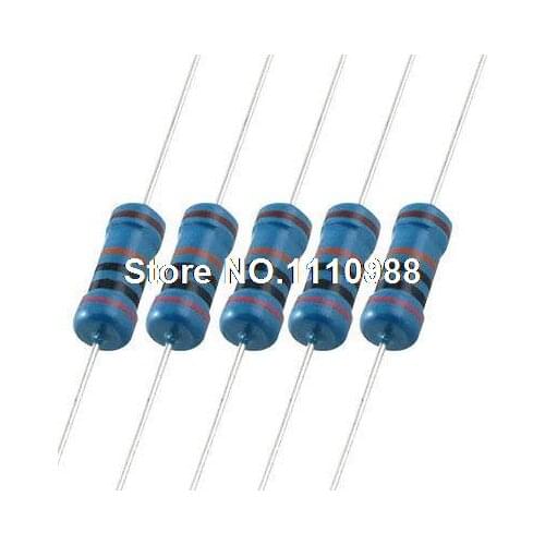 200 Pcs 200K Ohm 1W Watt 1% DIP Metal Film Resistor