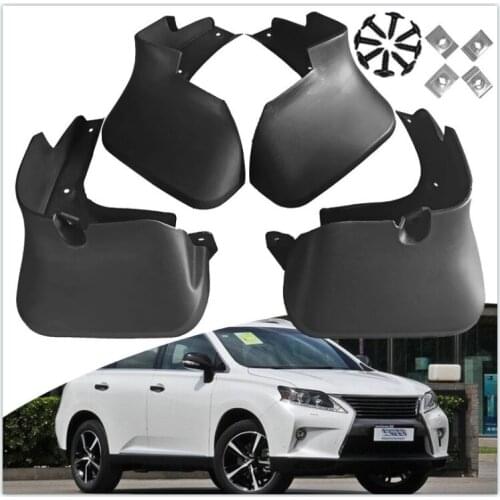 4pcs/set Mud Flaps Mud Guards Fit For 2009-2015 Lexus RX270 RX300 RX350 RX Mudflaps Splash Guards Front Rear Mud Flap Mudguards