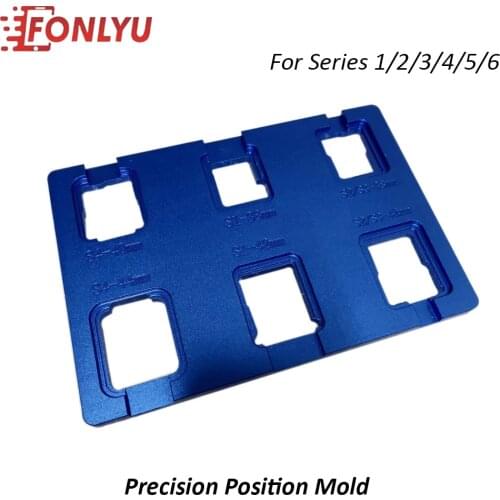 6 in 1 Precision Alignment Mould For Apple Watch Seires 1 2 3 4 5 6 Touch Panel Glass OCA Glue Laminating Mold Repair Tool Kit