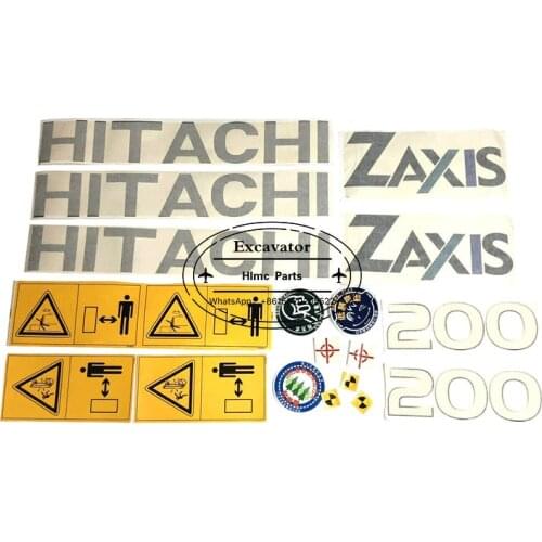 Excavator Accessories Zax70/120/200/230/270/330/400/470-3/6 Excavator Whole Car Body Sticker