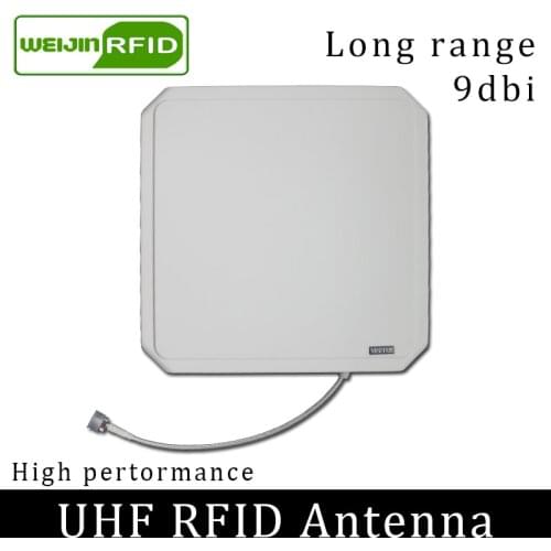 UHF RFID antenna VIKITEK 902-928MHz circular polarization gain 9DBI ABS long distance used for impinj R420 R220 alien 9900 F800