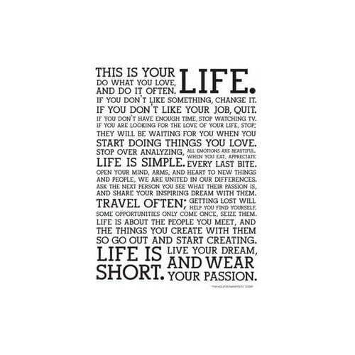 More Style Choose This Is Your Life - Motivational Quote Art Print Silk Poster Home Wall Decor 24x36inch