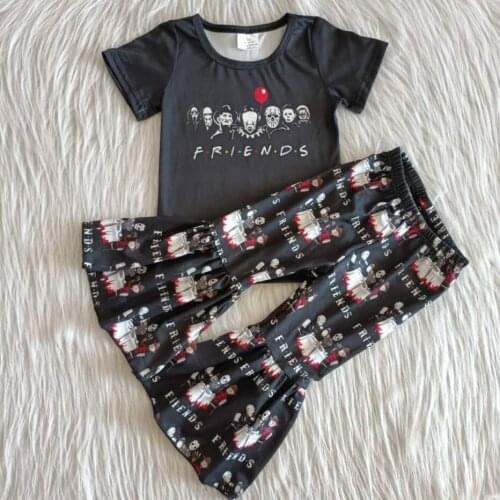 2020 RTS Latest baby clothes cute baby girls outfits Fall Winter wholesale boutique girl outfit kids clothing children