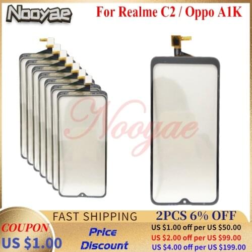 For OPPO A1K / Realme C2 USB Dock Charger Charging Port Plug Flex Cable Mic Microphone Touch Screen Digitizer Sensor SIM Tray