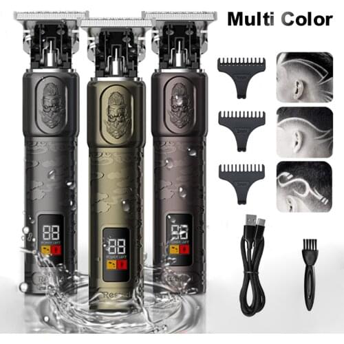 Hair Clipper Rechargeable Waterproof Not Hurt Scalp Compact Lightweight Hair Trimmer Family 3 Guide Combs Electric Hair Clipper